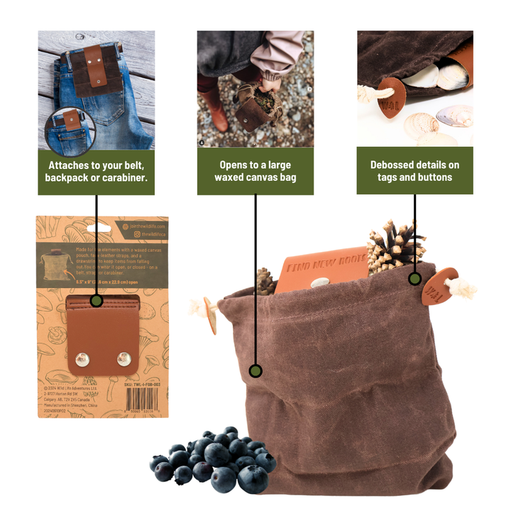 Find New Roots Foraging Bag