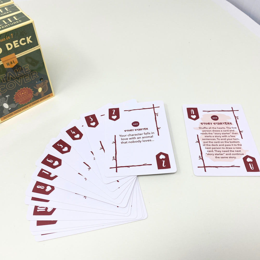 "Take Cover" 4 in 1 Card Game