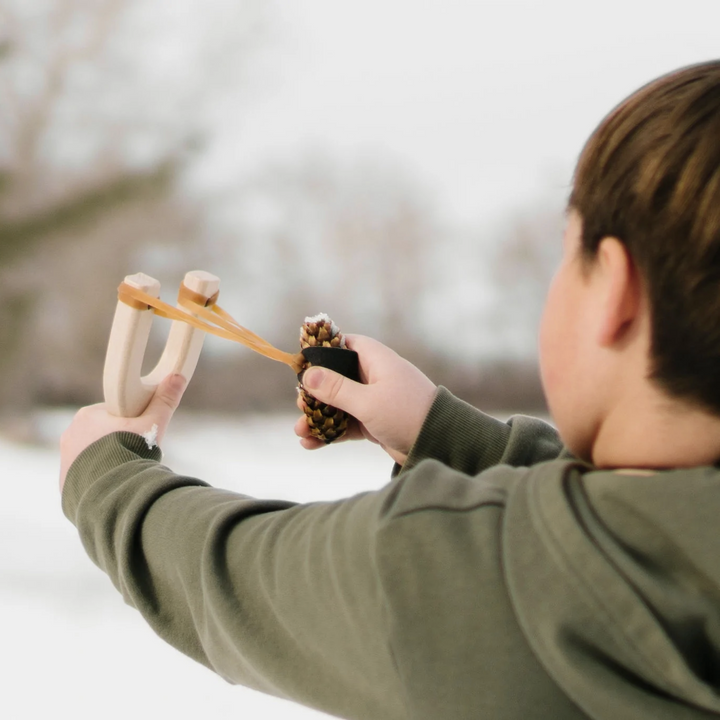 "Take Aim" Slingshot + Felt Pellets