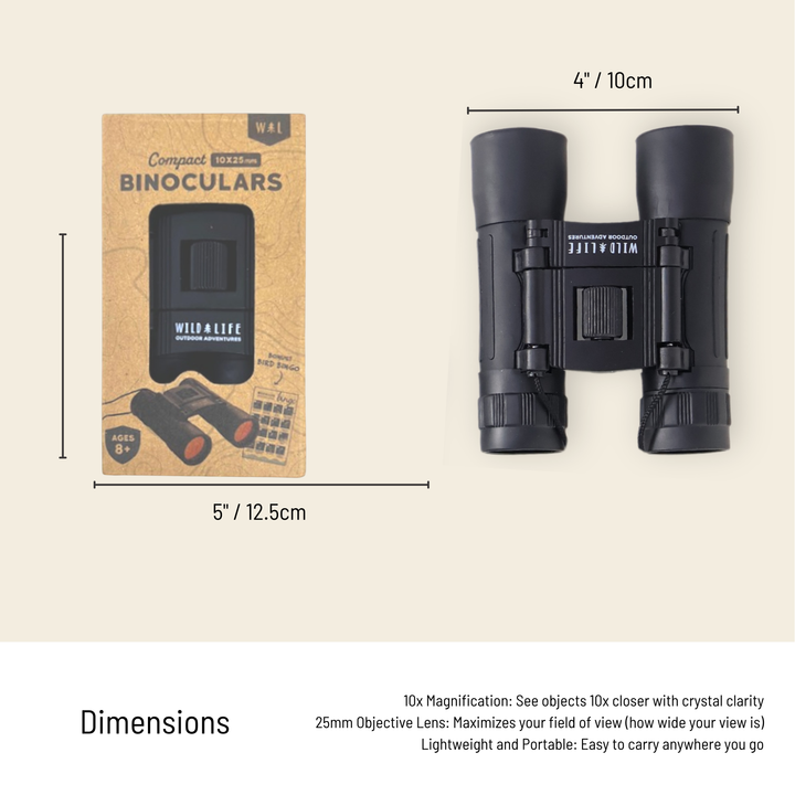 Compact Binoculars 10 x 25