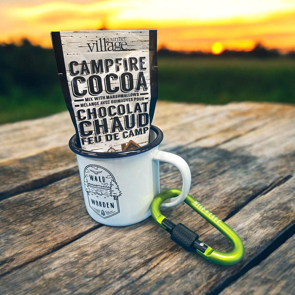 Wild Warden Mug + Gourmet Hot Chocolate and Carabiner