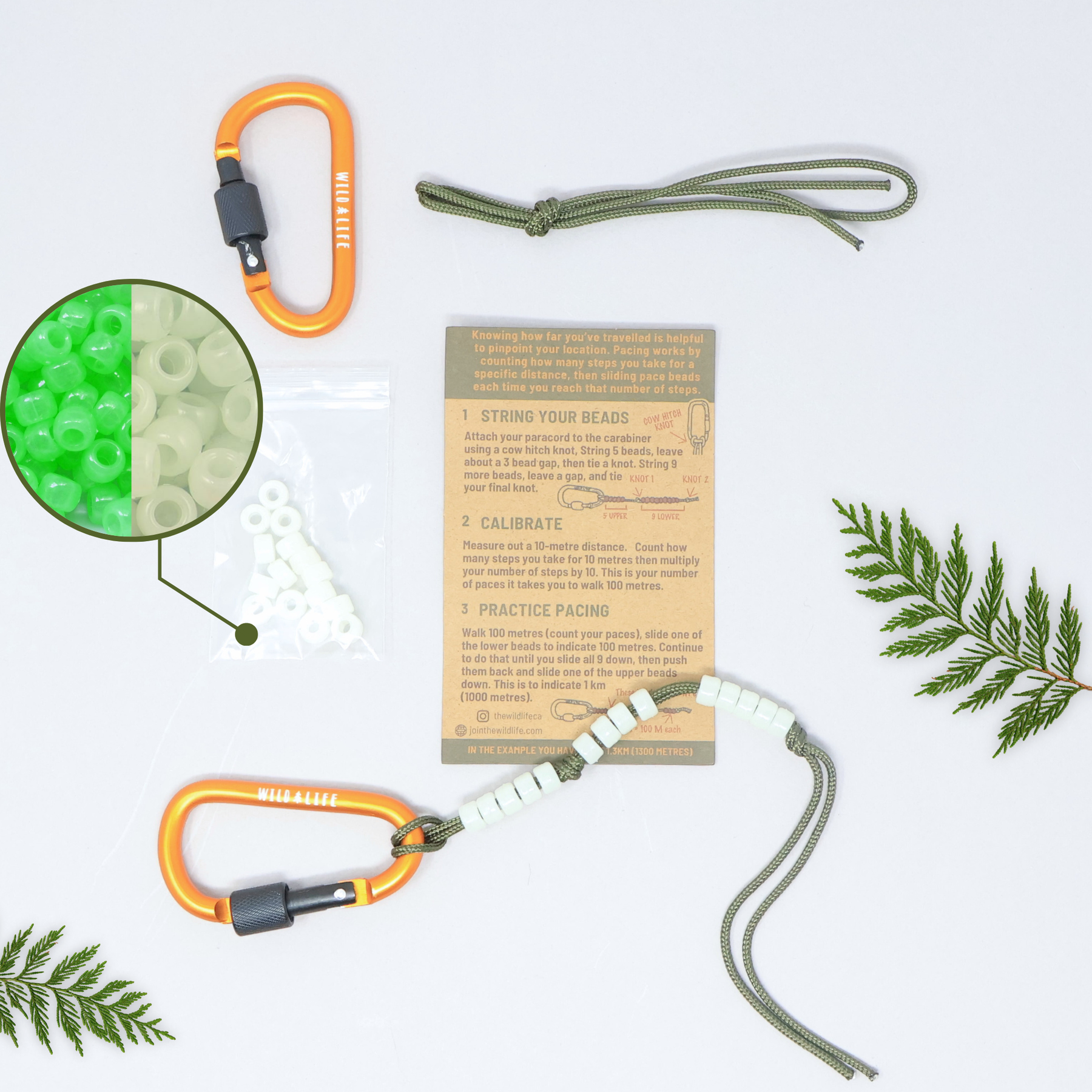 Ranger Bead Pace Counter DIY Outdoor Survival Craft Kit – Wild | Life ...