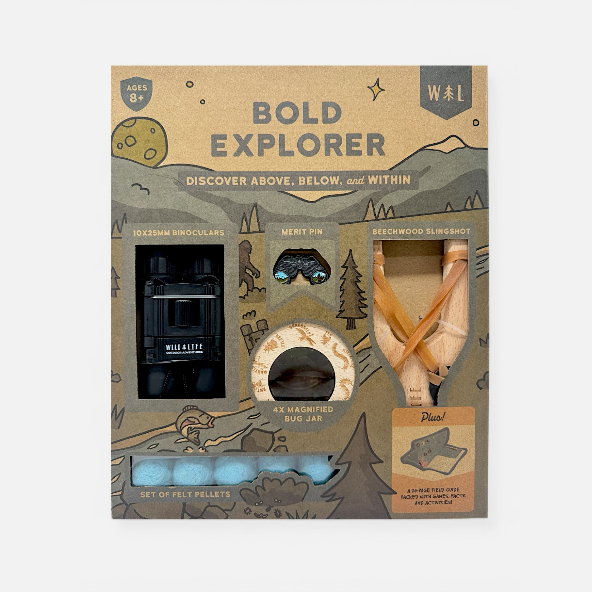 Bold Explorer Outdoor Adventure Kit for Kids | Nature Exploration Gear ...