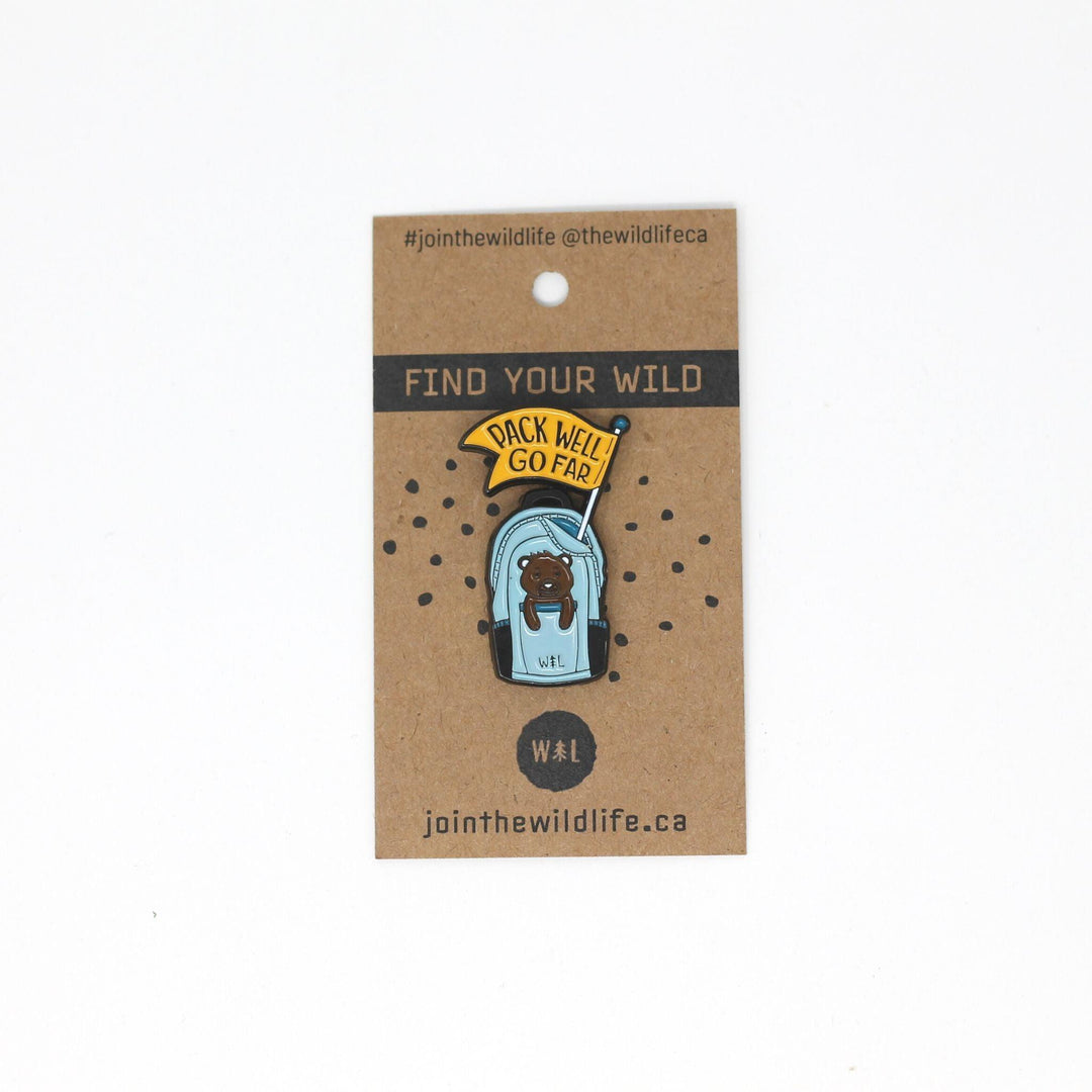 Bear Backpack Enamel Pin - Wild | Life Outdoor Adventures