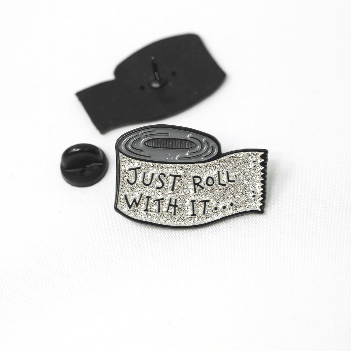 Just Roll With it Duct Tape Enamel Pin - Wild | Life Outdoor Adventures