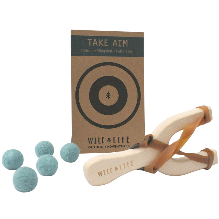 "Take Aim" Slingshot + Felt Pellets - Wild | Life Outdoor Adventures