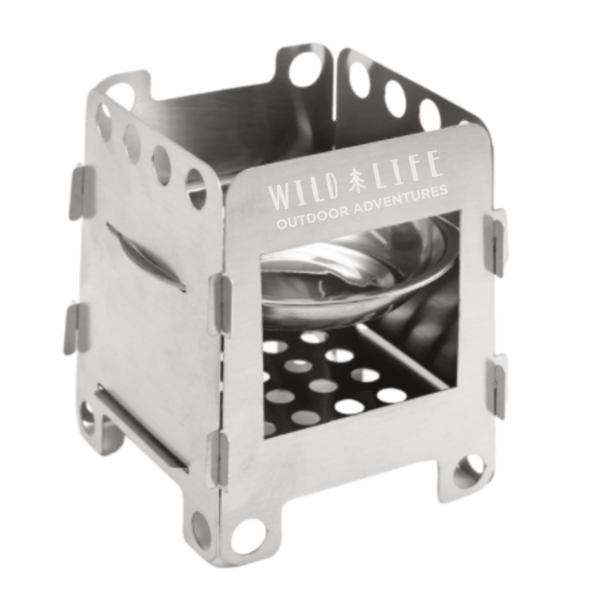 Stainless Steel Folding Stove - Wild | Life Outdoor Adventures